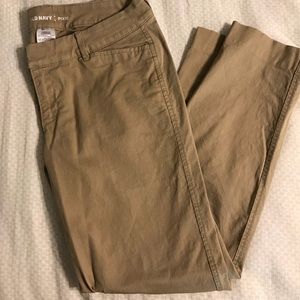 Khaki ankle pants
